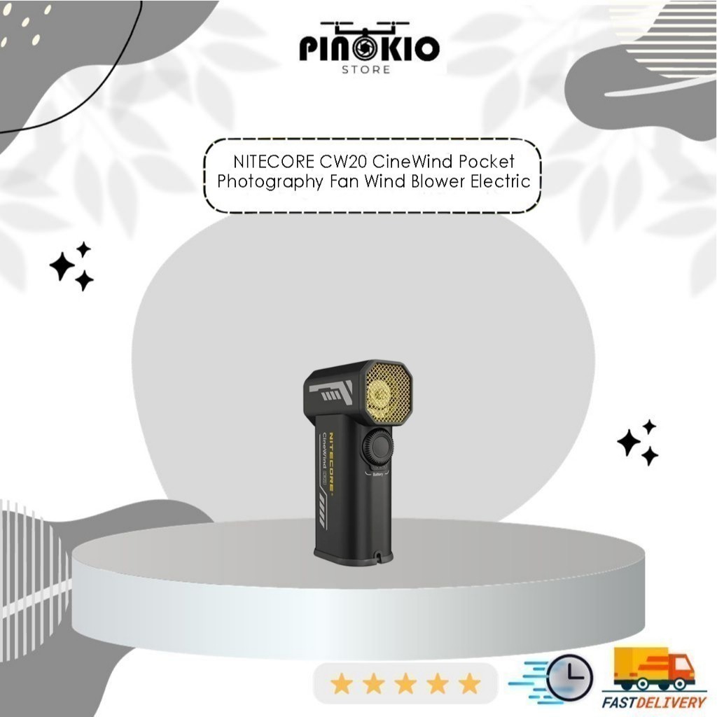 503 NITECORE CW20 CineWind Pocket Photography Fan Wind Blower Electric