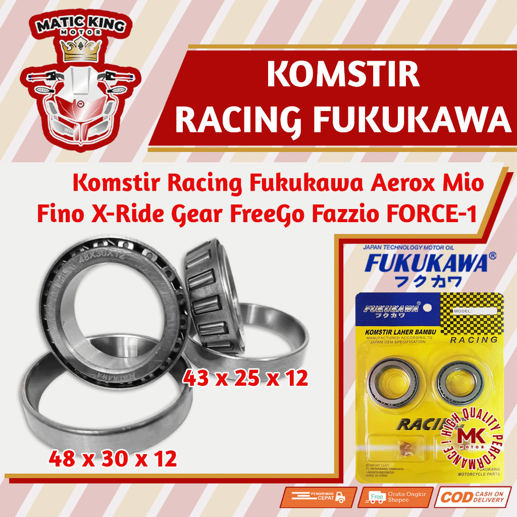 Komstir Racing Bambu NMAX Mio Sporty M3 J GT Soul Fino X Ride RXKing Jup Z MX
