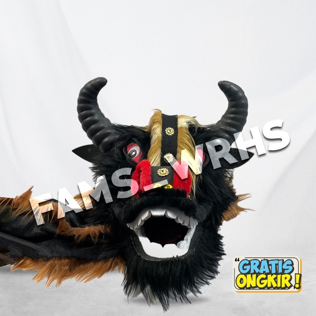 Terbaru  Bantengan Mangap Spons Topeng Bantengan Kerbau