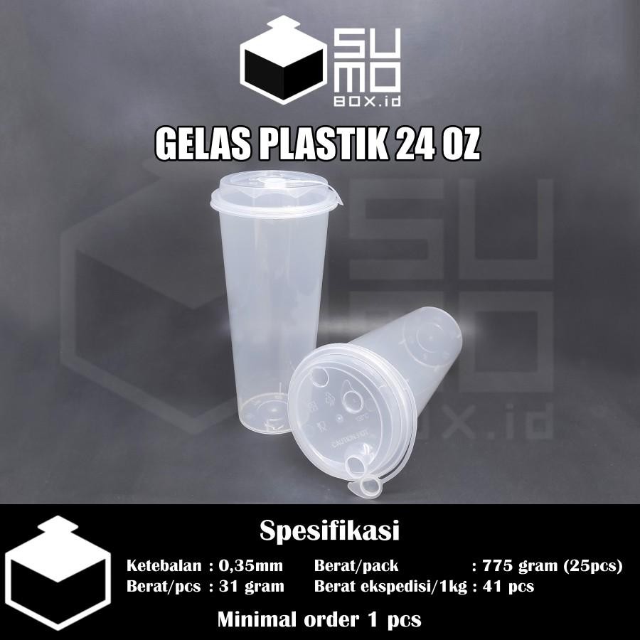 (ISI 25PCS) Thinwall Cup Injection 24Oz / 700ml