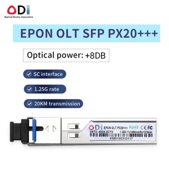 SFP EPON PX20+++ +7 +8 +9 db - +9DB