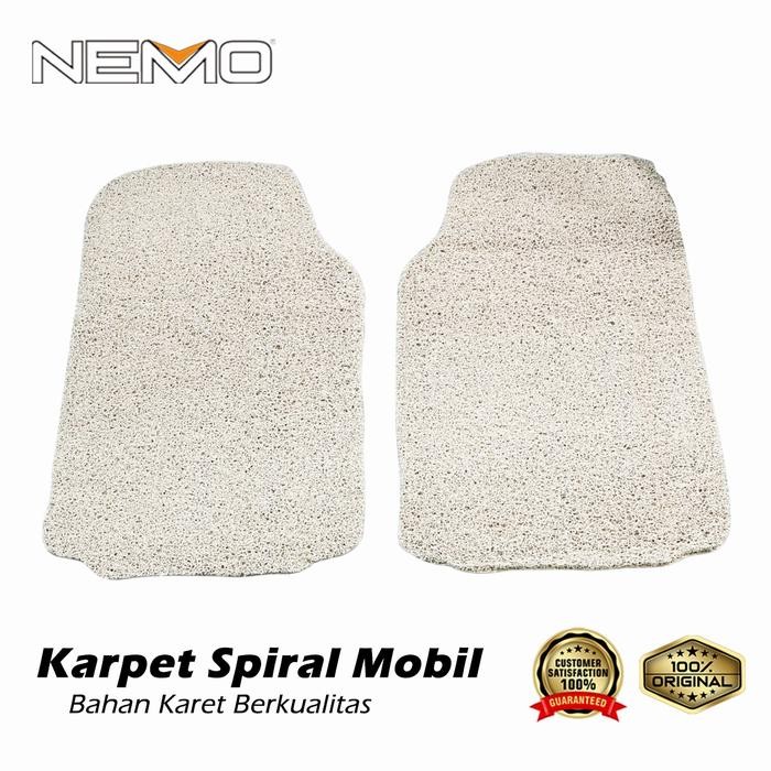 Karpet Mobil Spiral Universal - Cream
