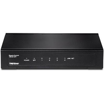 Trendnet TEG-S51SFP 4-Port Gigabit Switch with SFP Slot