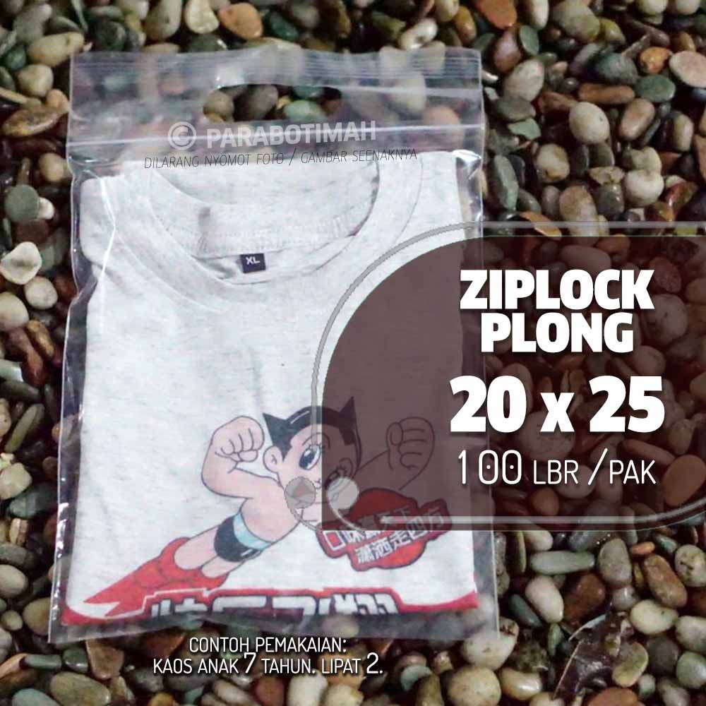

Plastik klip plong ziplock 20x25 packing hijab skincare coffee shop boxer baju anak buku A5 dll