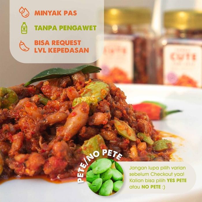 

Sambal Baby Cumi 200G Pete Petai sambel merah spices CUTE - PEDAS SEDIKIT, YES PETE Terlaris