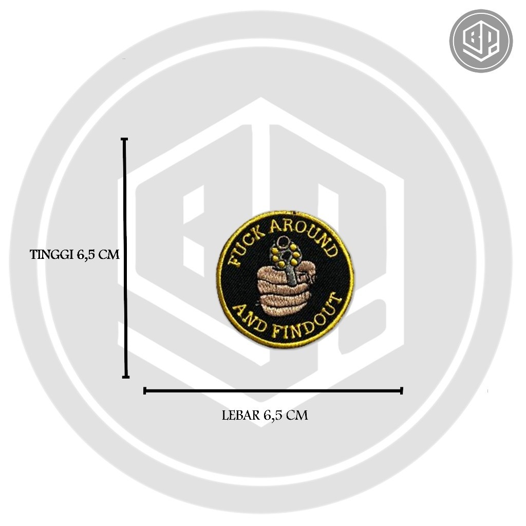 Patch Bordir Jahit Patch Kecil Patch Emblem Karakter Keren BORDIR KLATEN