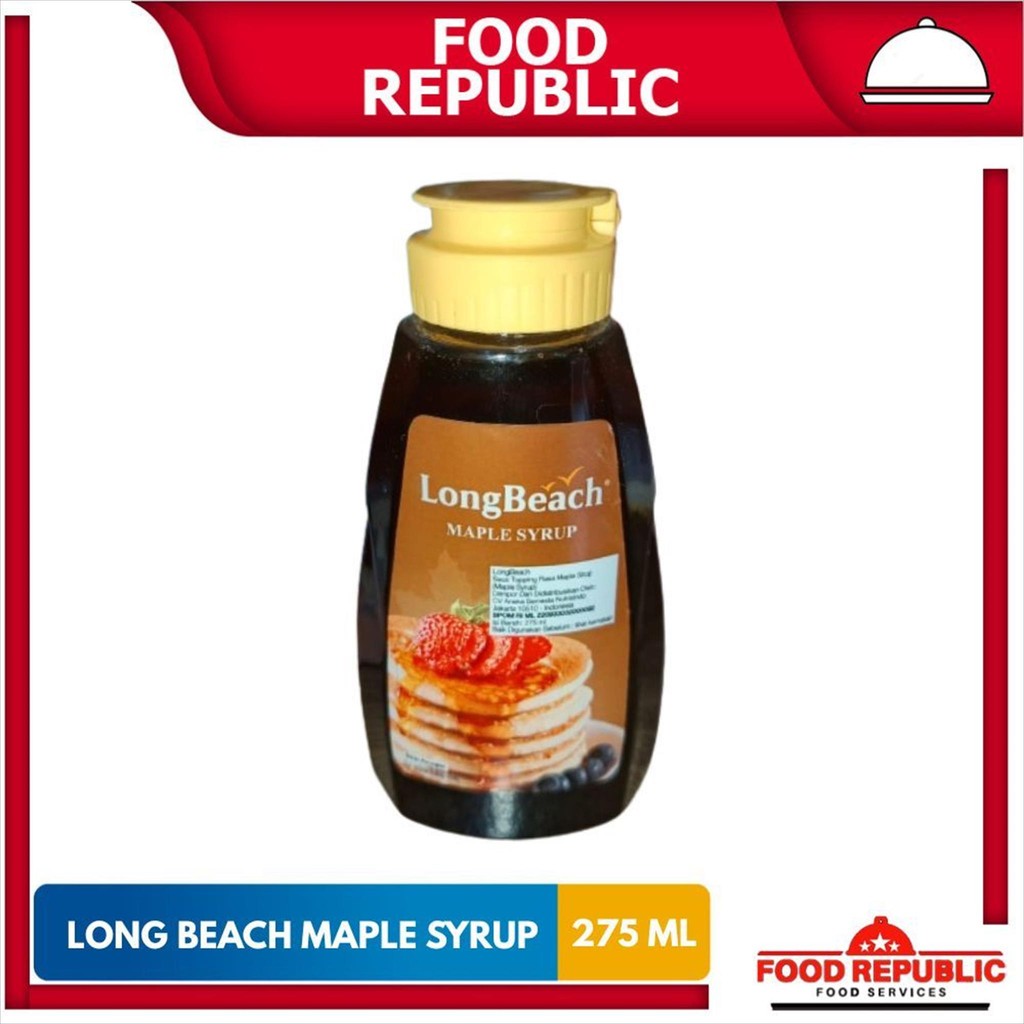 

LongBeach Maple Syrup 275ml Saus Toping Pancake Premium Import Thailand