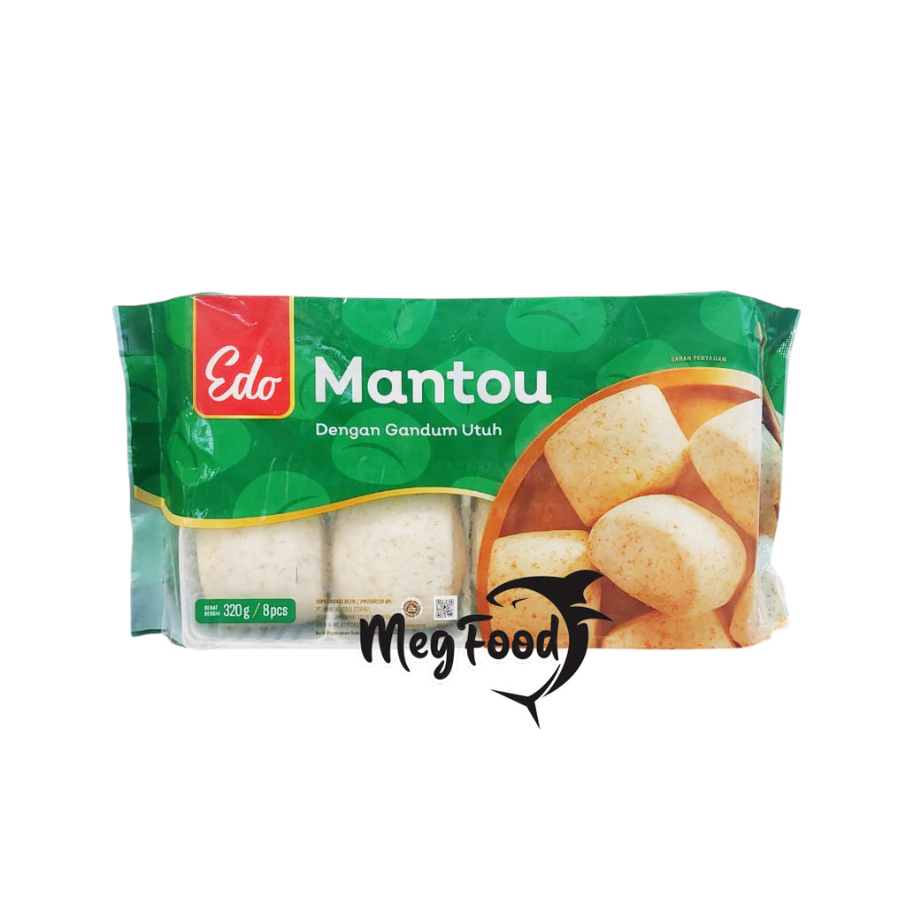 

Edo Mantou Dengan Gandum Utuh 320 Gram - 8 Pcs / Mantau Wholewheat