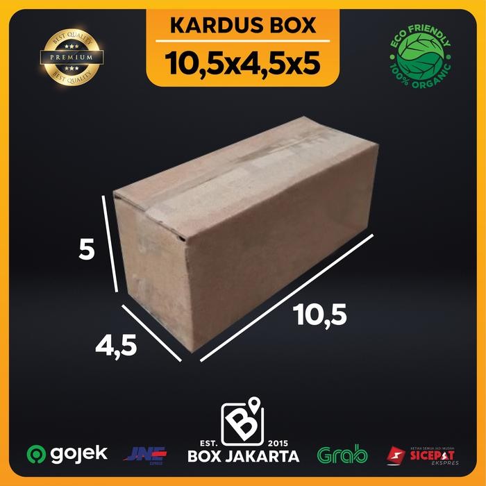 

KARDUS BOX uk 10,5x4,5x5 CM Kotak Packaging Corrugated SHEET POLOS