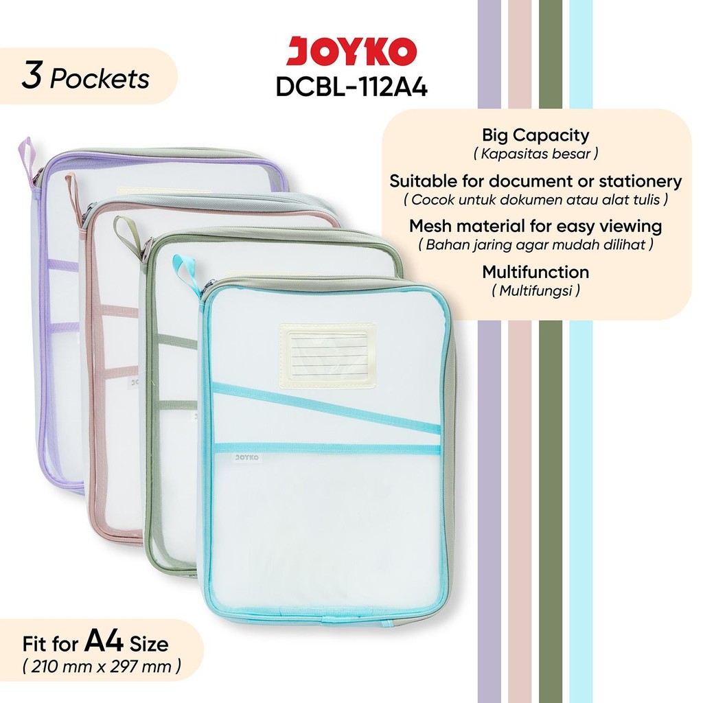 

JOYKO Document Bag L Tas Dokumen L DCBL-112A4