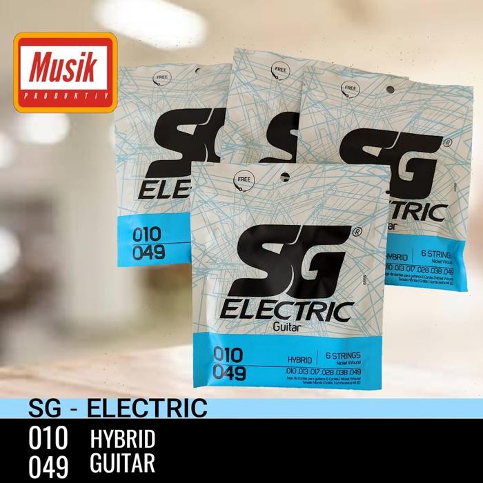 Senar Gitar Listrik SG 6666 010-049 Original