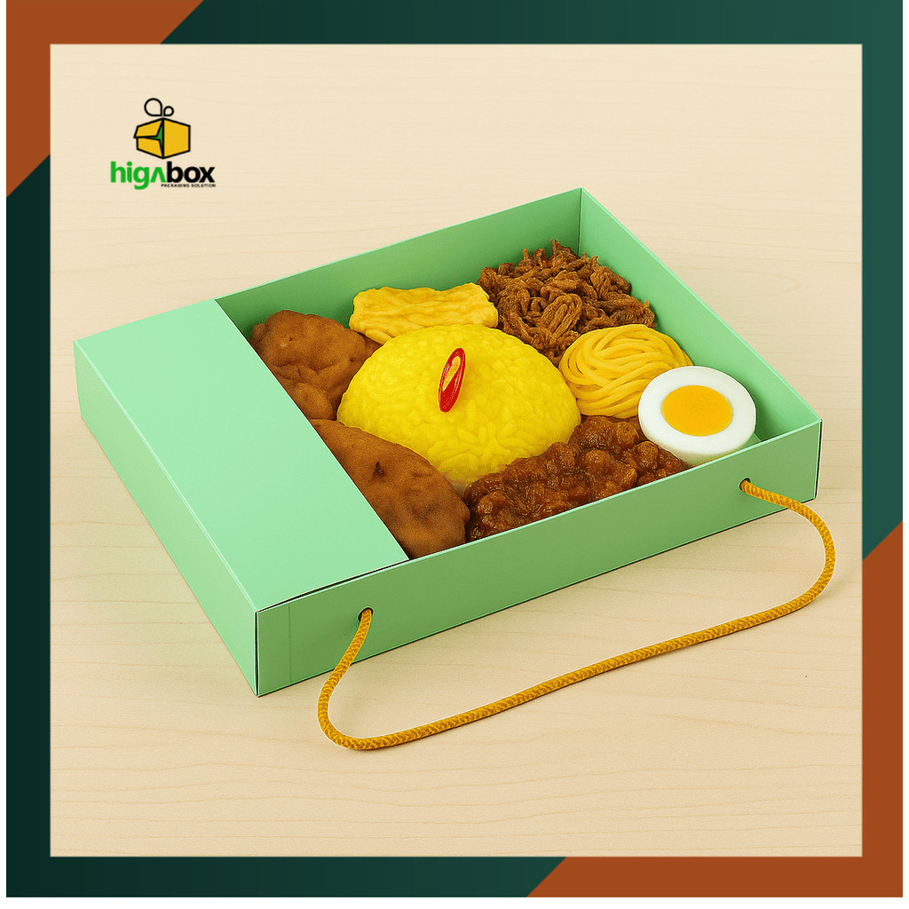 Box Catering Window /Box CateringSekat /Box Nasi / Box Nasi Mika /Dus Nasi Dan Air | HG17