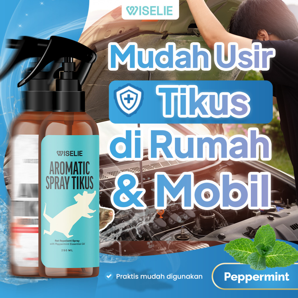 Wiselie Semprotan Pengusir Tikus Alami Obat Pengusir Anti Tikus Ampuh 100%