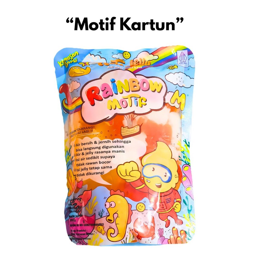 

Nata Jelly Motif Kartun 350gr – Topping Dessert Viral Jely Lucu Warna Warni Bentuk Karakter Jajanan Murah Kekinian Distributor Halal