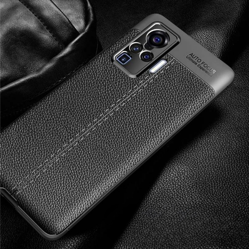 CASE VIVO X50 / X50 PRO AUTOFOCUS KULIT SILICONE TPU LEATHER COVER