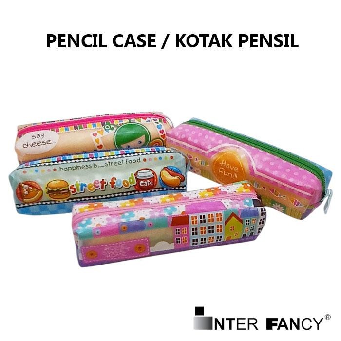 

Kotak Pensil / Tepak Pensil / Tempat Pensil / Pencil Case Plastik tidak tembus air, ringan, dengan corak yang Lucu dan warna warna ceriah, model Kotak, cocok dipakai untuk menyimpan peralatan tul;is bagi cewek.
