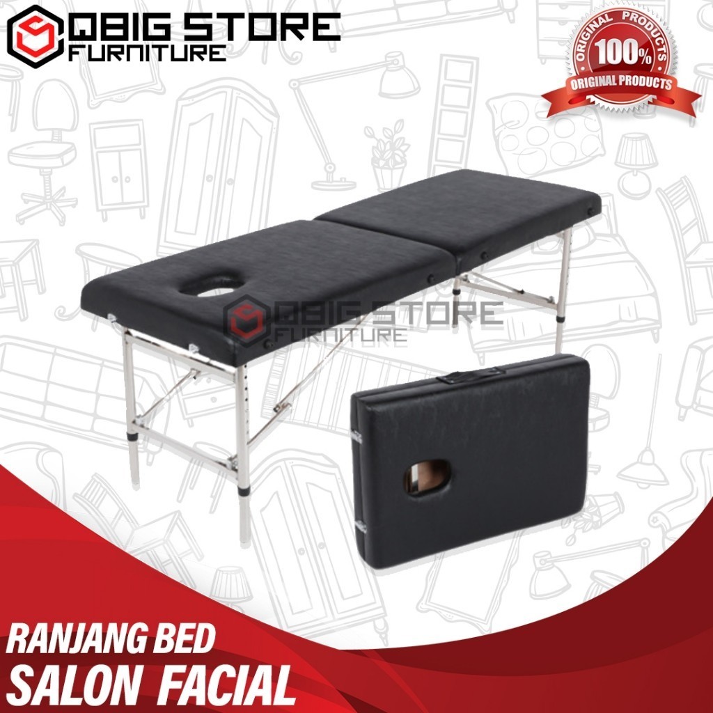 Ranjang Bed Facial Eyelash Kasur Massage Therapy Pijat Portable Lipat