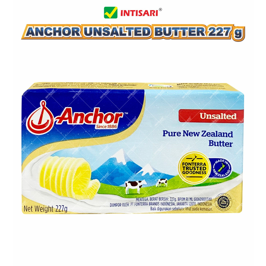 

ANCHOR UNSALTED BUTTER 227 G