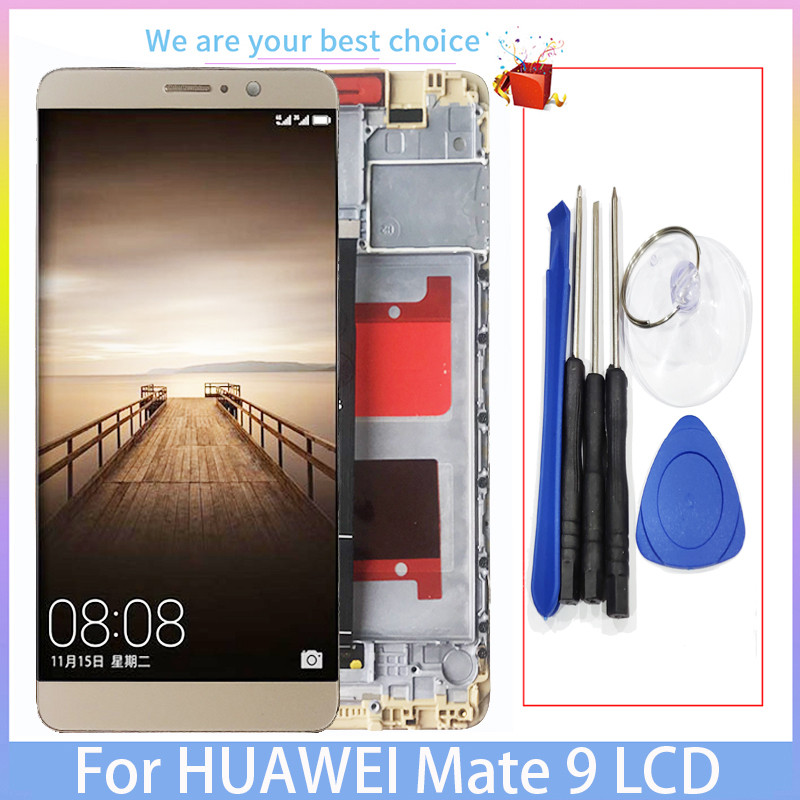 5.9" AAA Quality LCD For HUAWEI Mate 9 Display Touch Screen Digitizer Assembly With Frame Replacemen
