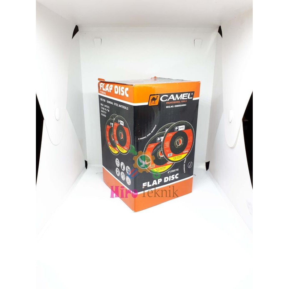 COZYY Flap DIsc / Amplas Gurinda Susun / Amplas Susun CAMEL - #320