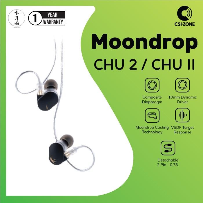 Moondrop CHU2 / CHU 2 / CHU II Dynamic Driver in Ear Monitor Earphone