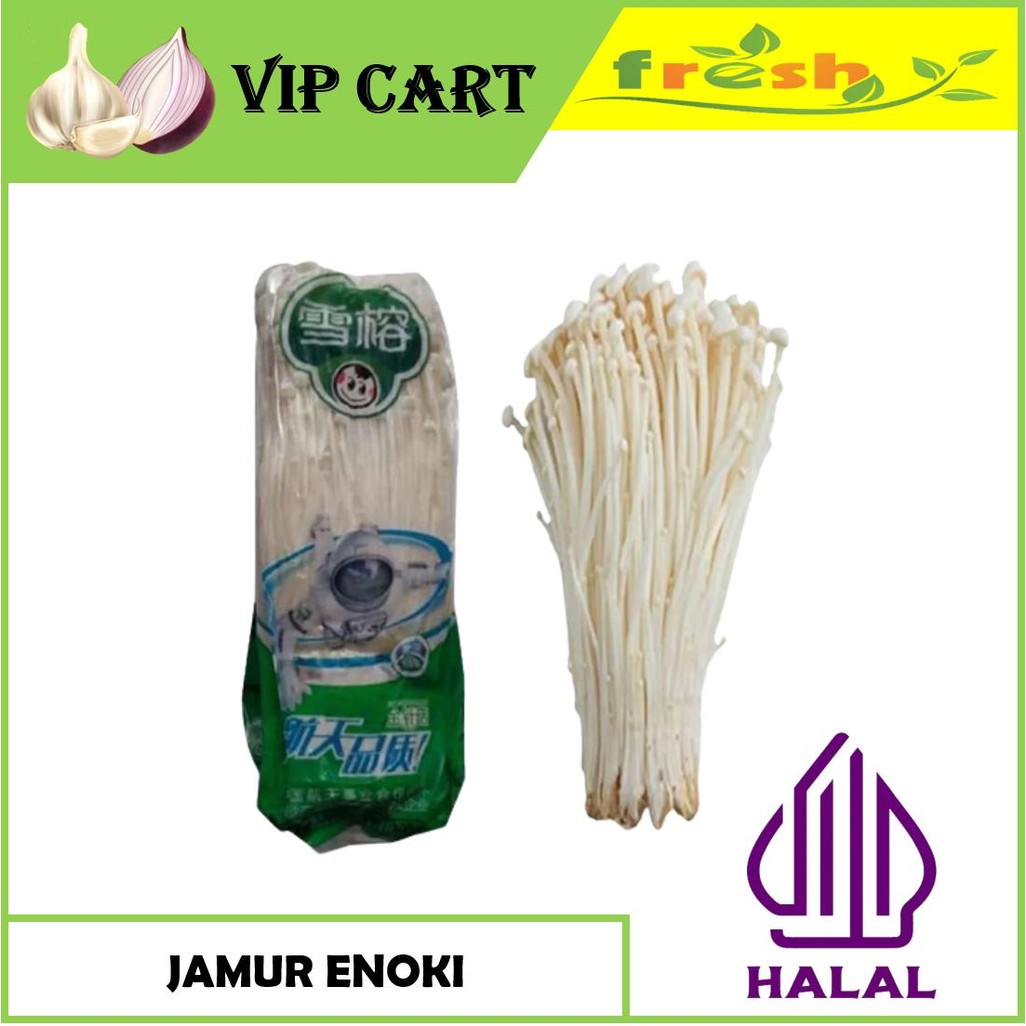 

JAMUR ENOKI PER PACK 100 GRAM
