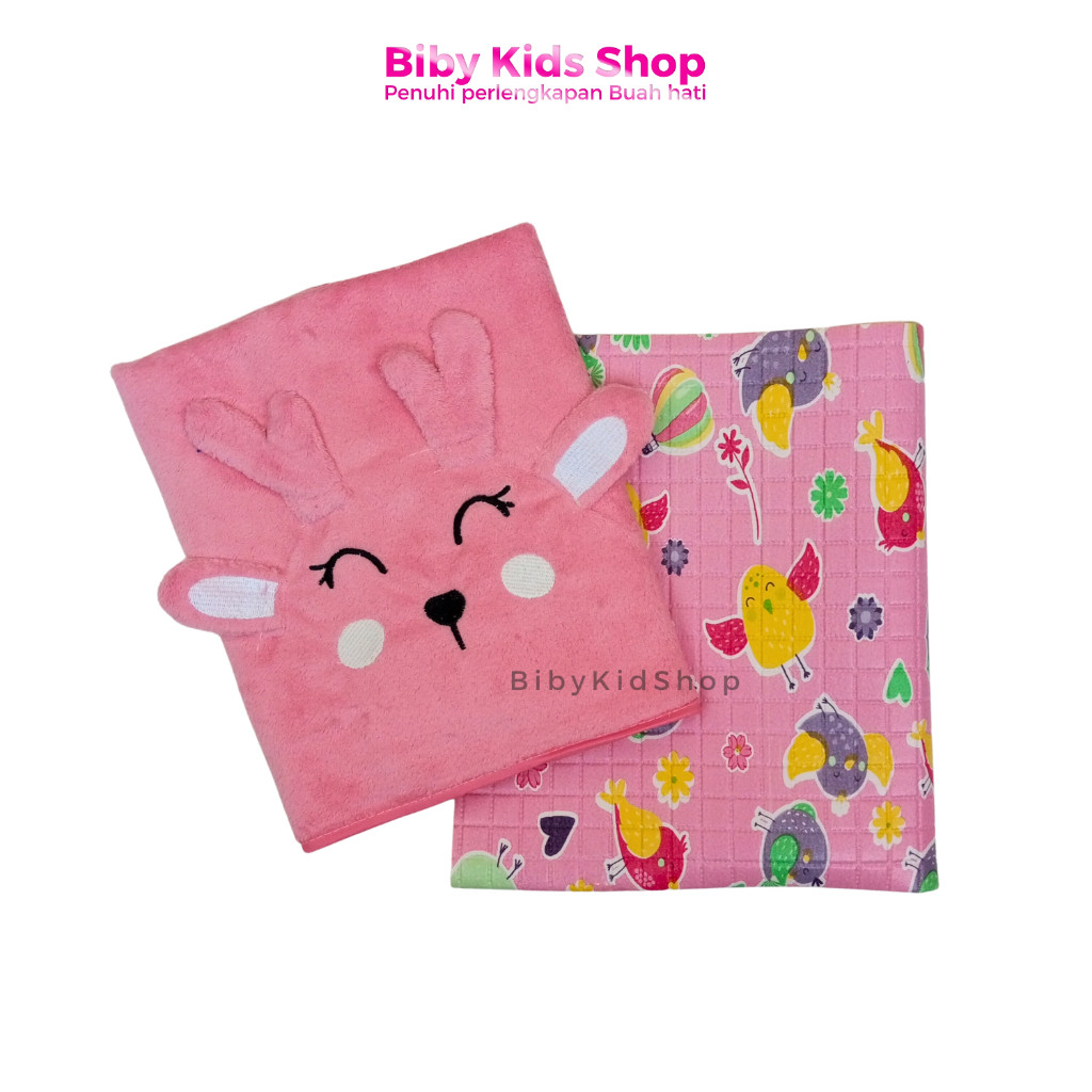 Paket Perlengkapan Mandi Bayi Handuk Perlak Bayi  Paket Hemat Handuk Perlak Baby Perlengkapan Mandi 