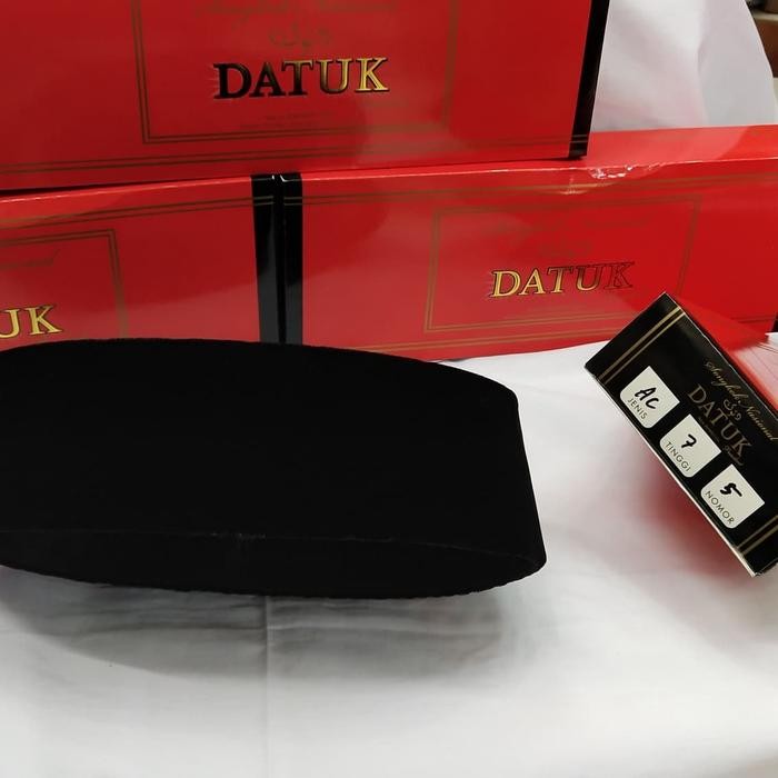 peci datuk tinggi 7 cm - Hitam, 3