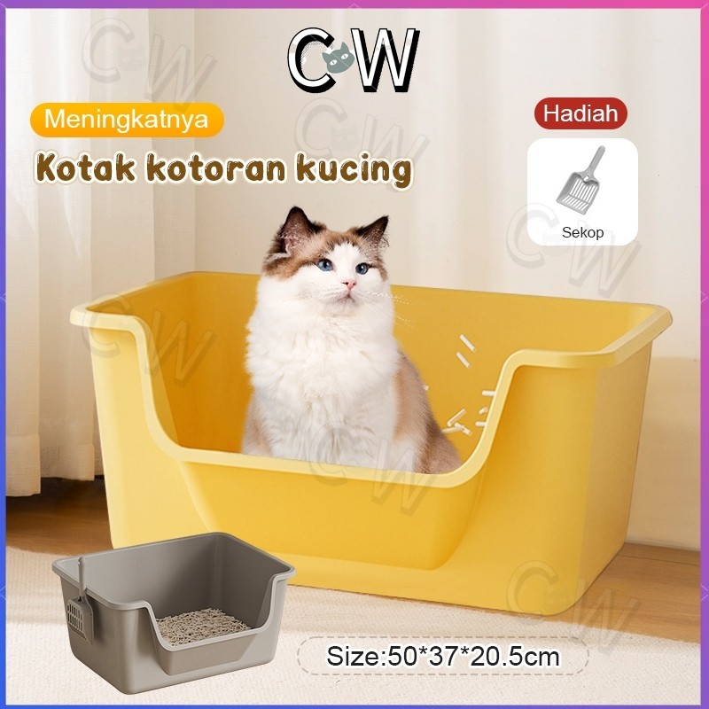 Toilet Kucing Bak Pasir Kucing Litter Box Kucing Cat Litter Box