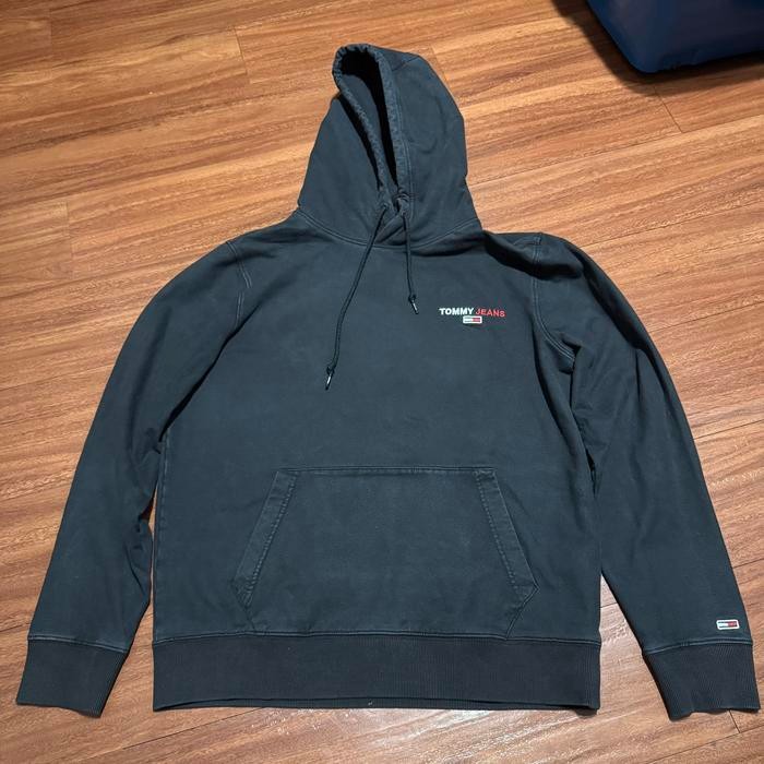 Hoodie Tommy Jeans Hitam Tommy Hilfiger Original - Size L