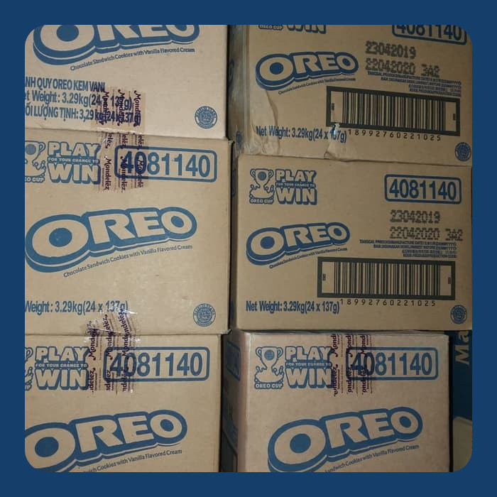

[DUS] Oreo vanilla 110gr x 24pcs biskuit oreo per dus