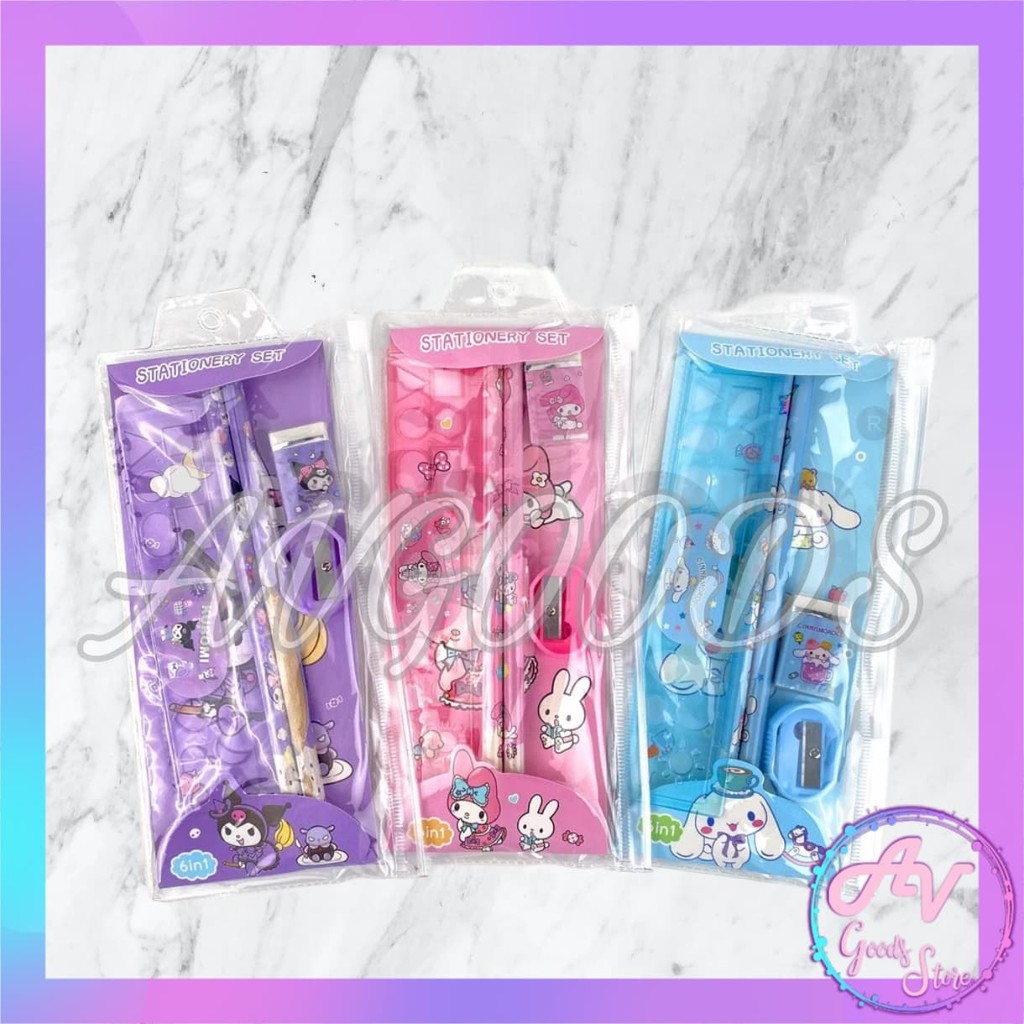 

Stationery set Karakter 5in1 3369 / Alat Tulis Set Fancy Lucy / Paket Alat Tulis Sekolah