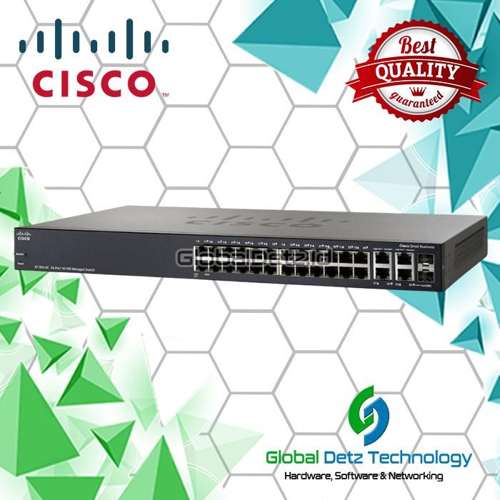 Switch Cisco SF300-24 10/100 24-Port