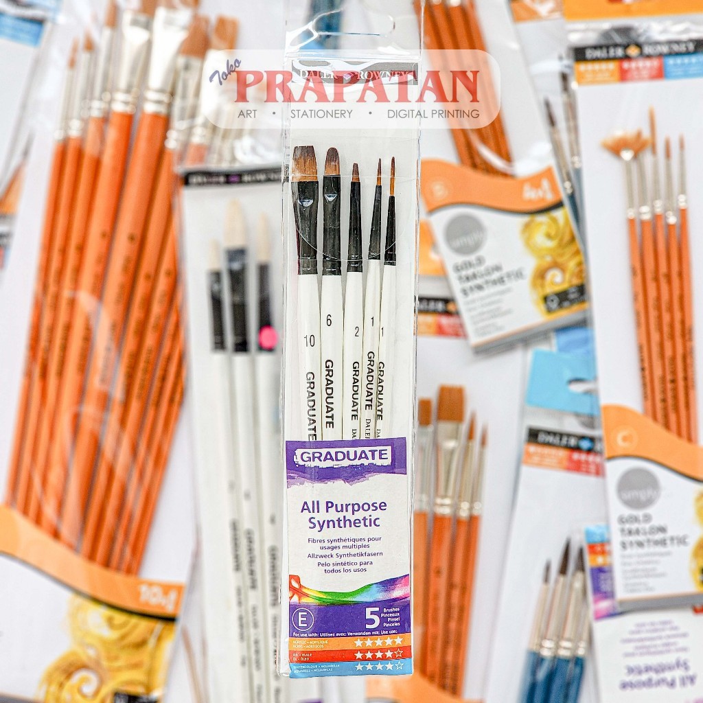 

Kuas Lukis Daler Rowney Graduate Brush Set | Paint Brush Set