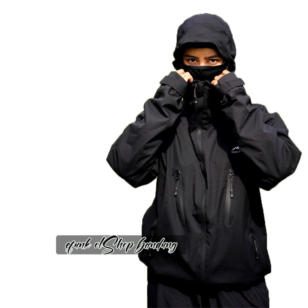 Jaket Gorpcore Parasut Waterproof Pria / Jaket Gunung Waterproof