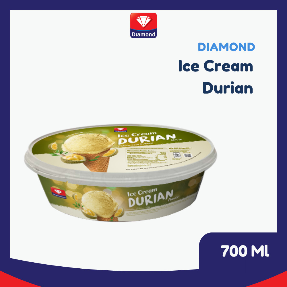 

Diamond Ice Cream Durian 700 Ml