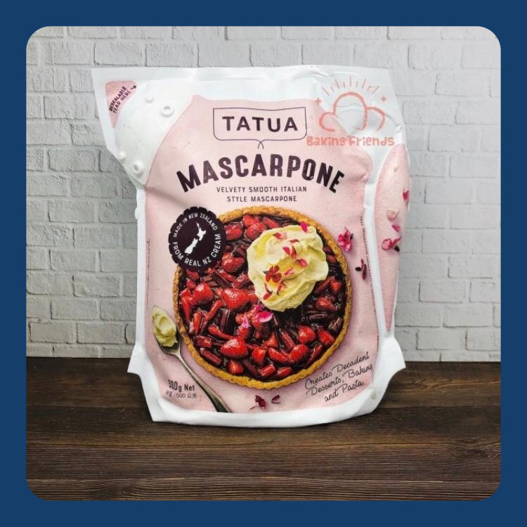

SANS Tatua Mascarpone / Tatua Mascarpone Cheese 500gram Gosend/Grab Only!!
