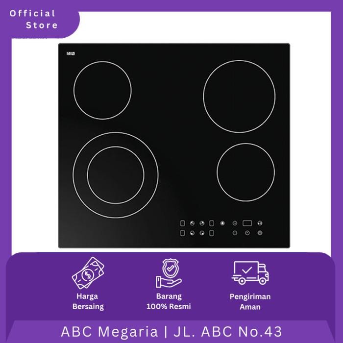 Delizia Kompor Listrik 4 Pemanas DHP64A7VCI4 / DHP-64A7VCI4 60cm