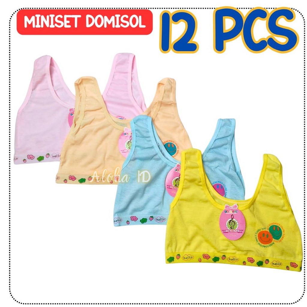 1 lusin miniset anak remaja bra mini anak Perempuan Lucu