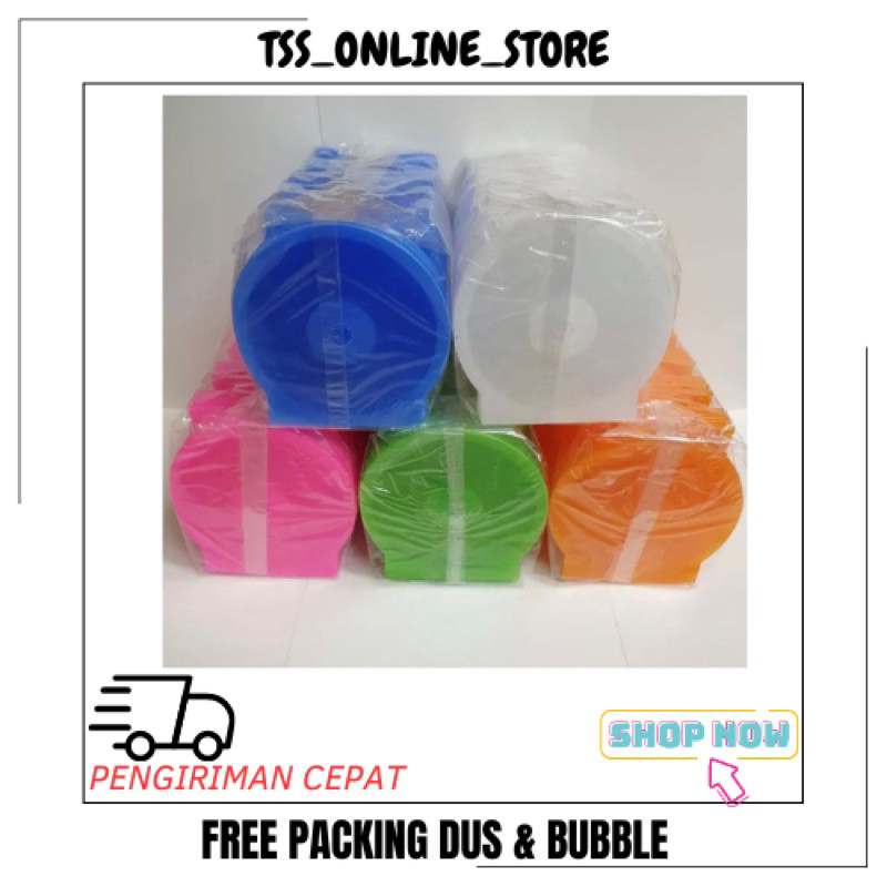 CD DVD CASE BENTUK OVAL BAHAN PLASTIK / CASING OVAL