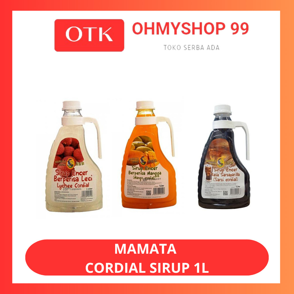 

Mamata Cordial Sirup Syrup 1L