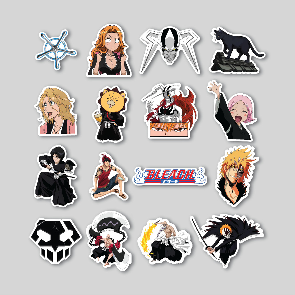 

Sticker Pack Bleach | Sticker Tumbler | Stiker Laptop Koper Helm