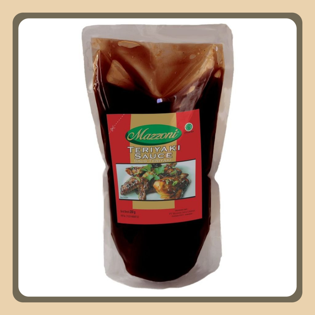 

Mazzoni Saus Teriyaki 1 Kg Rasa Lezat Jepang