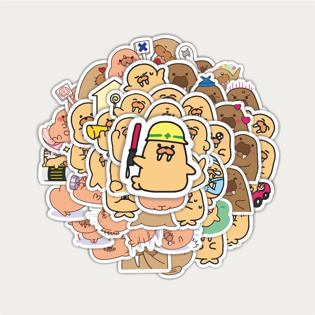 

Sticker Pack Sticker Hewan Walrus | Sticker TUMBLR | Stiker LAPTOP KOPER HELM