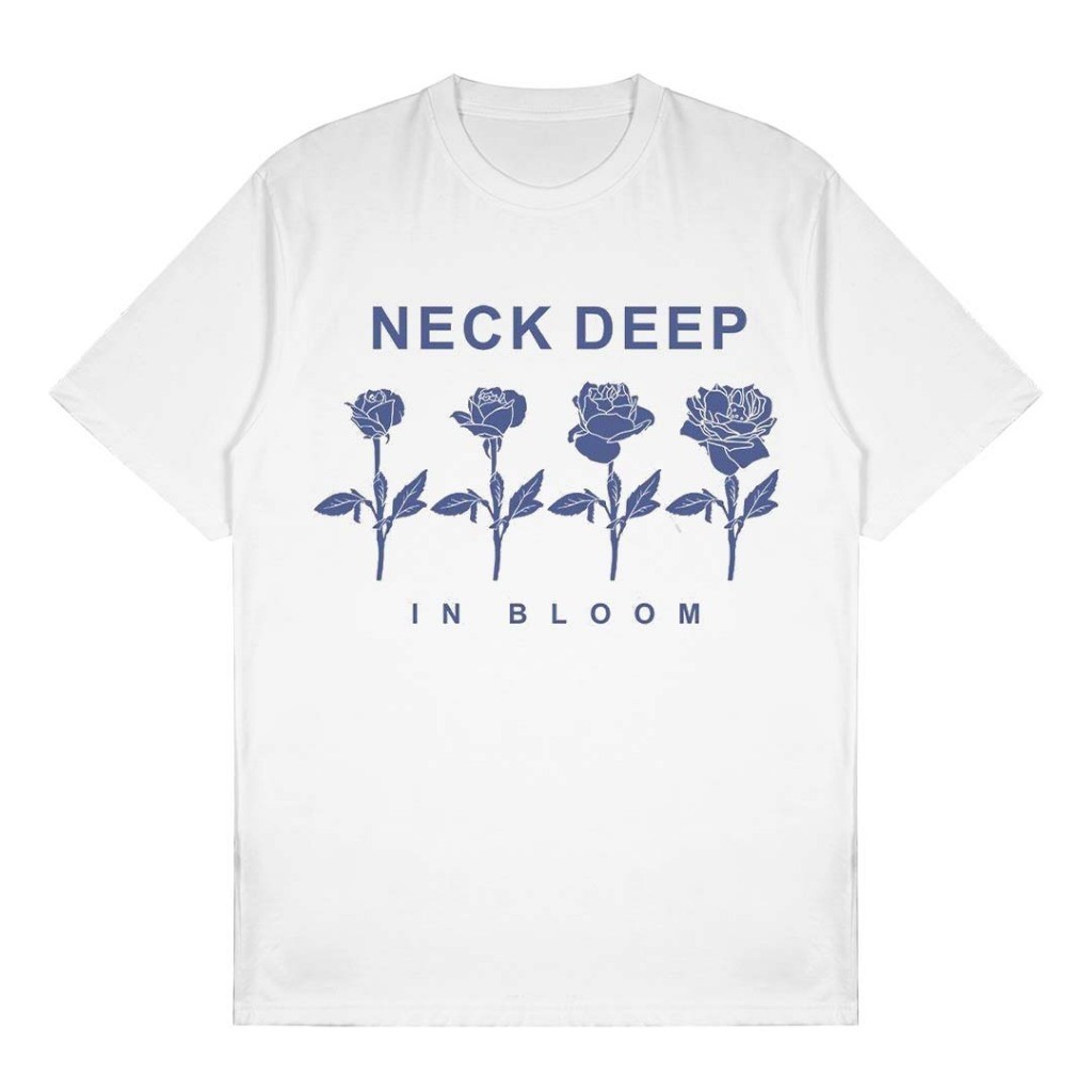 T Shirt Baju Kaos Distro 24s unisex Neck Deep – In Bloom Growing