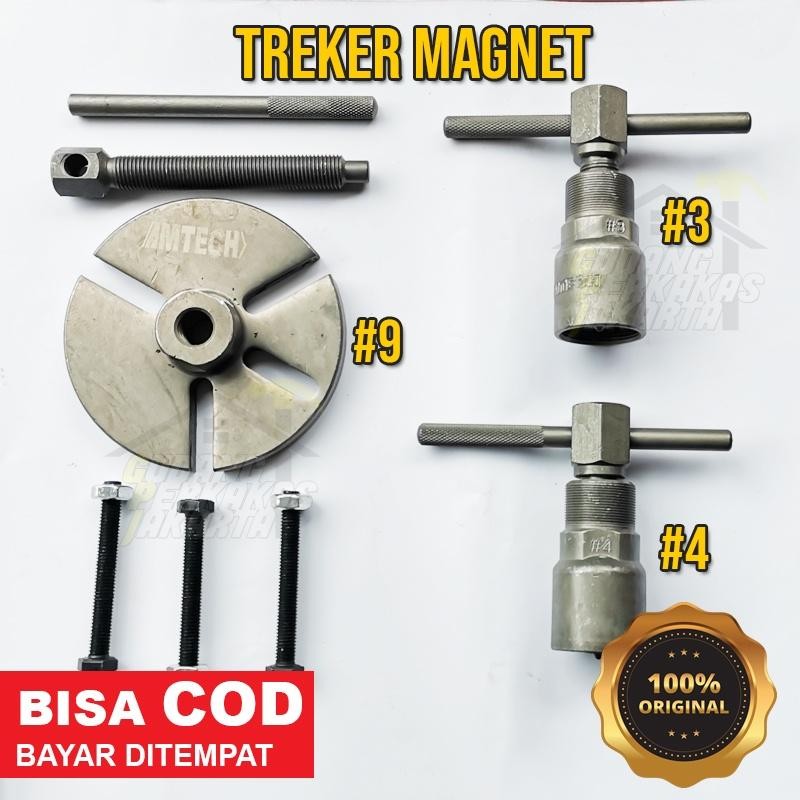 ORIGINAL Treker Magnet Set AMTECH / Treker Magnet No.3, No. 4, No.9 / Treker Magnet / Perkakas / Tre