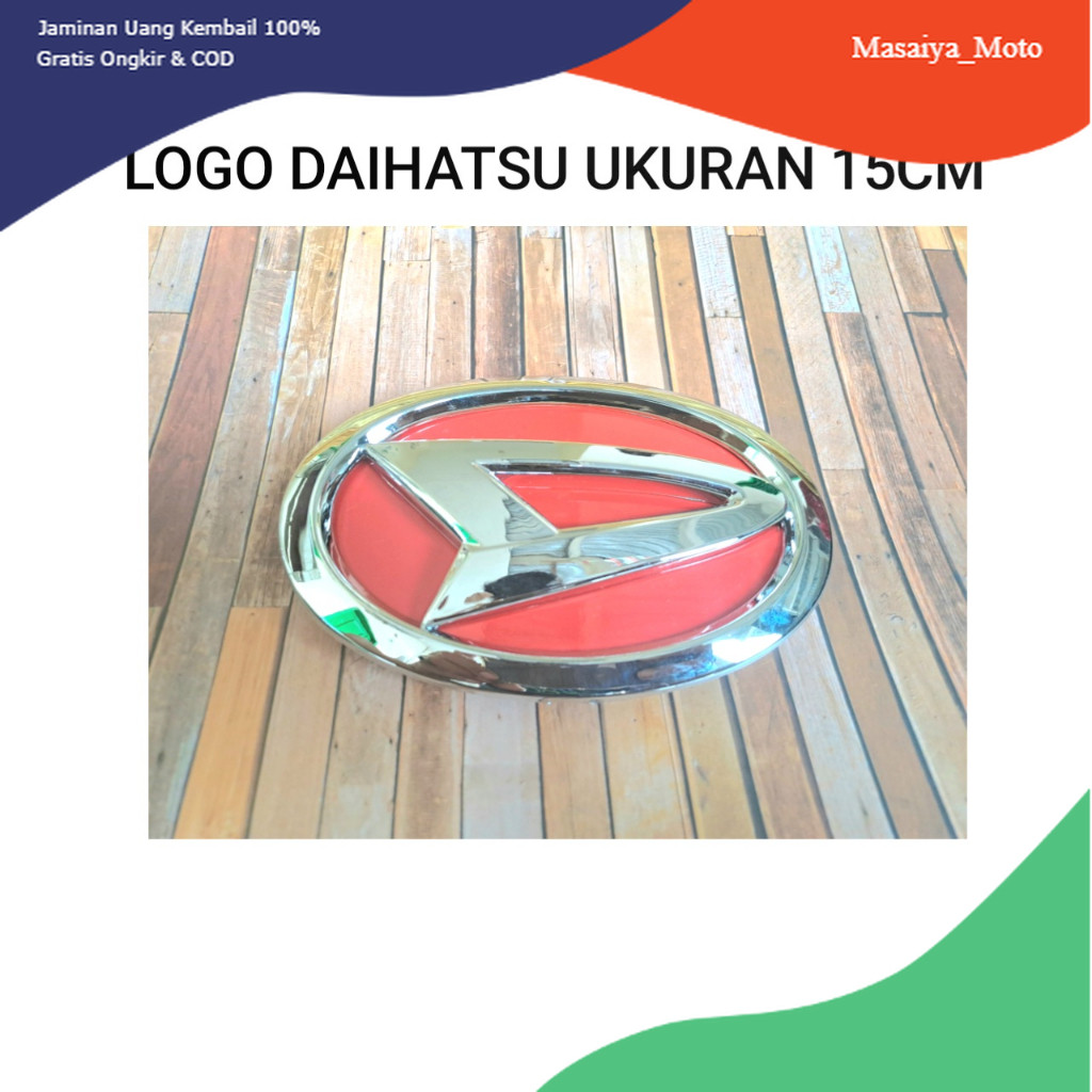【MMOTO】FLASHSALE Logo depan daihatsu xenia sigra ayla  2016-2023 / emblem Logo grill daihatsu sigra 