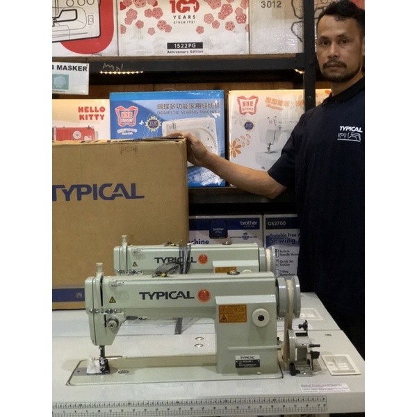 Mesin Jahit TYPICAL GC6281 Original  Komplit setCO