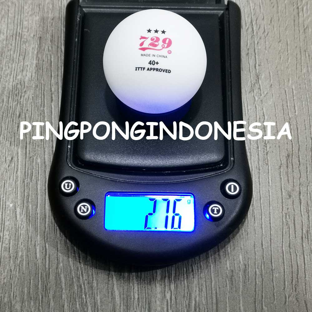 729 - 3 Star Seamless Ball - Bola Pingpong Tenis meja 3 Bintang ITTF 40MM+ Friendship 2 RITC Tanpa S