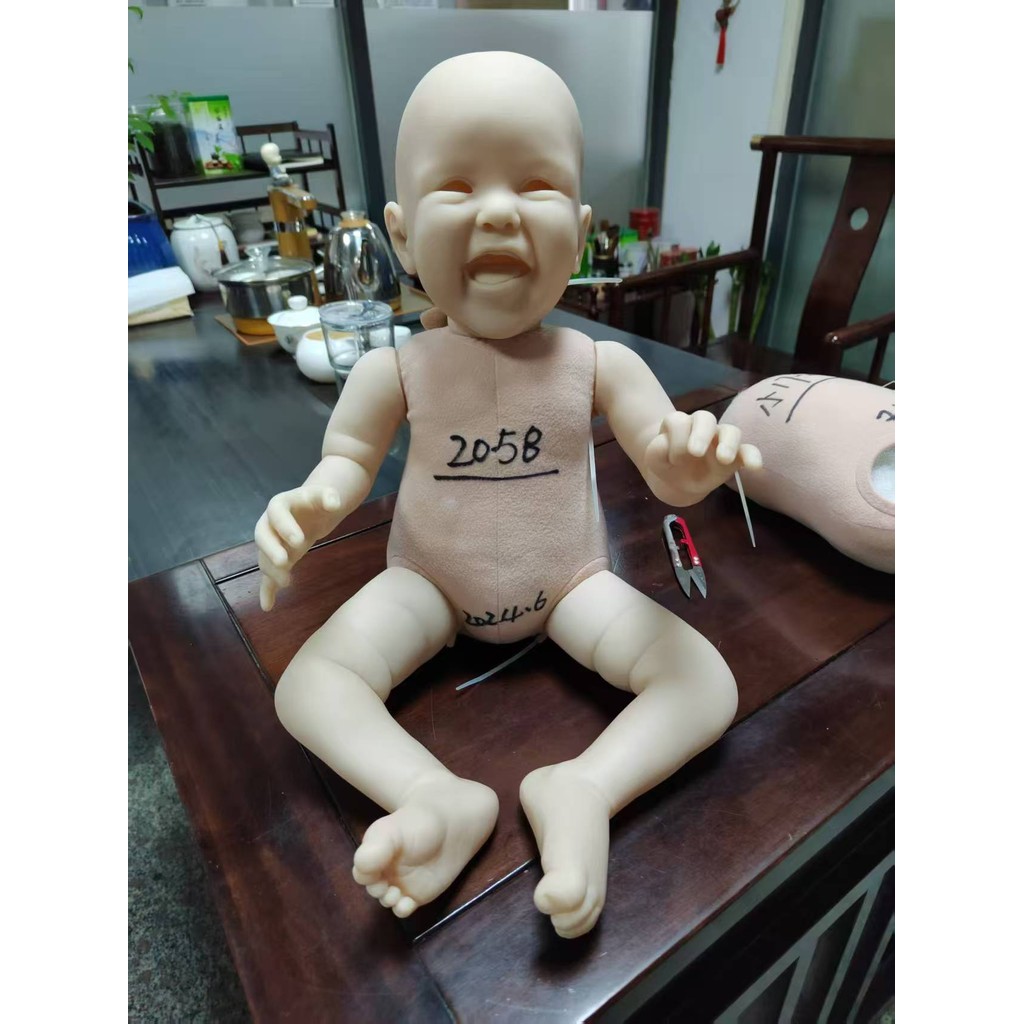 

FBBD Customized Limited Supply 23inch Reborn Baby Judy Unpainted Kit DIY Part With Cloth Body Gift